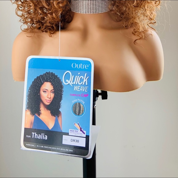 No Further Discount 🤩 “Put On & Go” Ombre Auburn “Outre” Curly Synthetic Wig - Picture 5 of 5